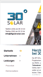 Mobile Screenshot of 30grad-solar.de